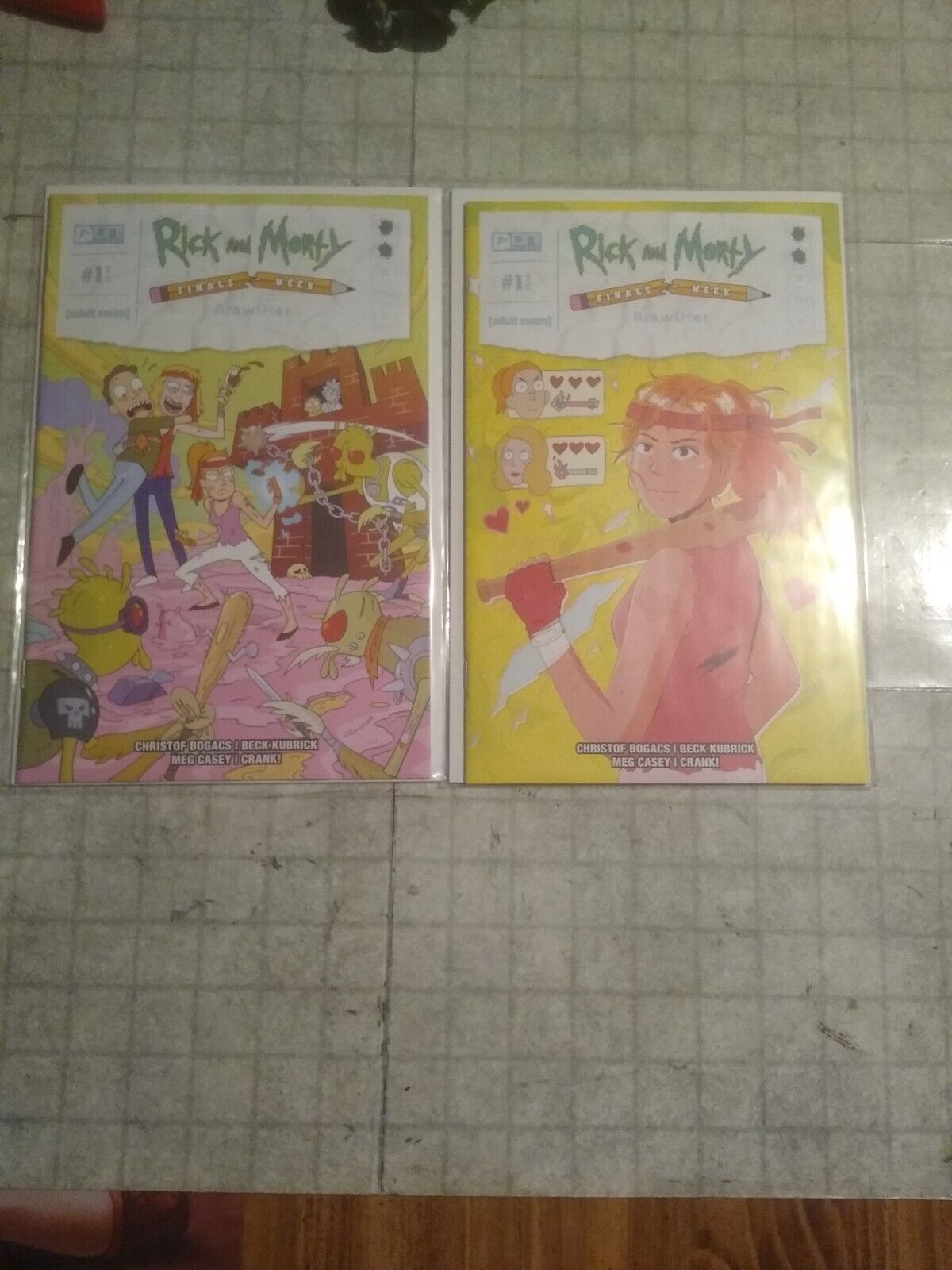 Rick And Morty Finals Week #1 Cover A And Cover B Variants By James Lloyd And...