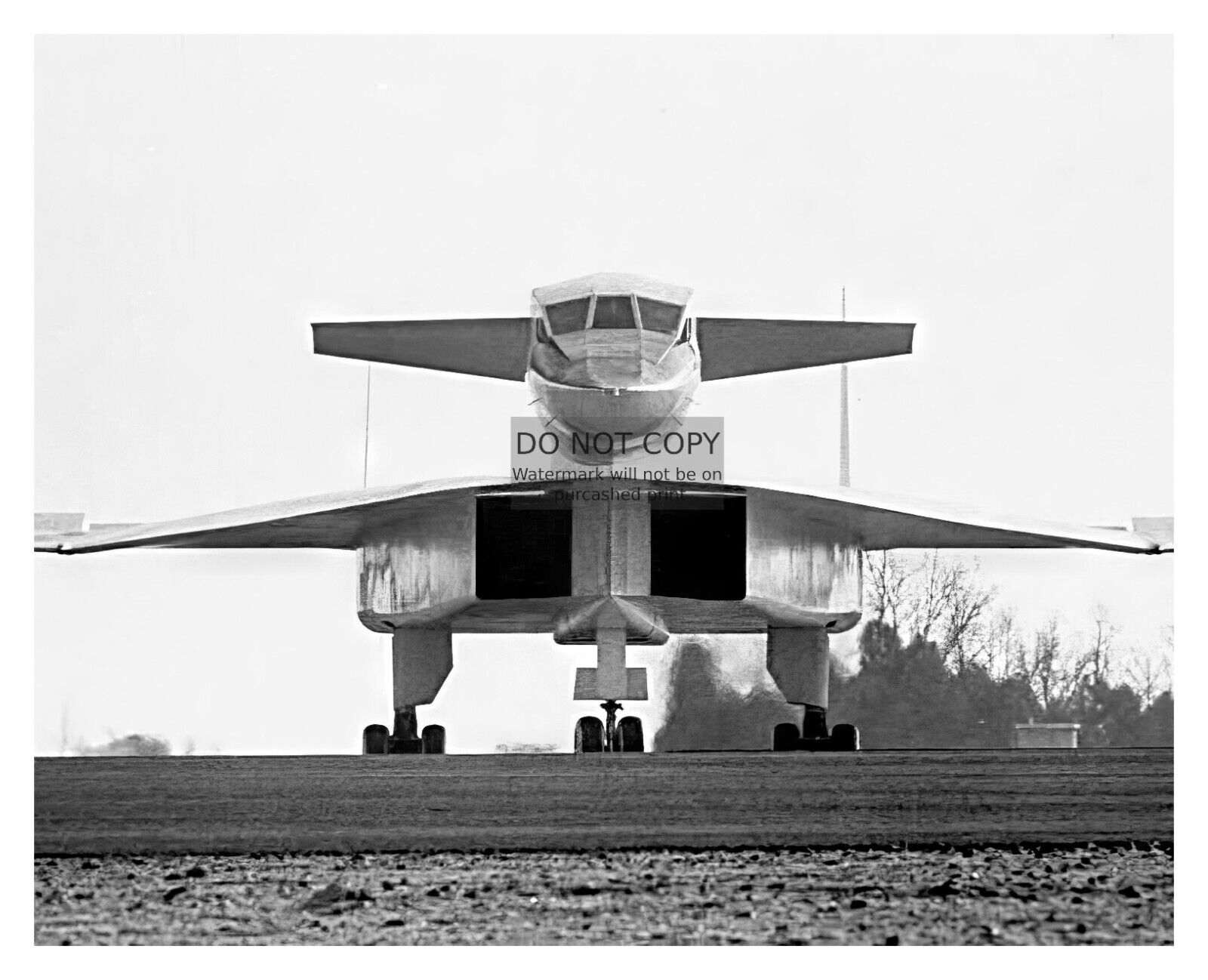 XB-70 NORTH AMERICAN VALKYRIE USAF BOMBER 8X10 B&W PHOTO