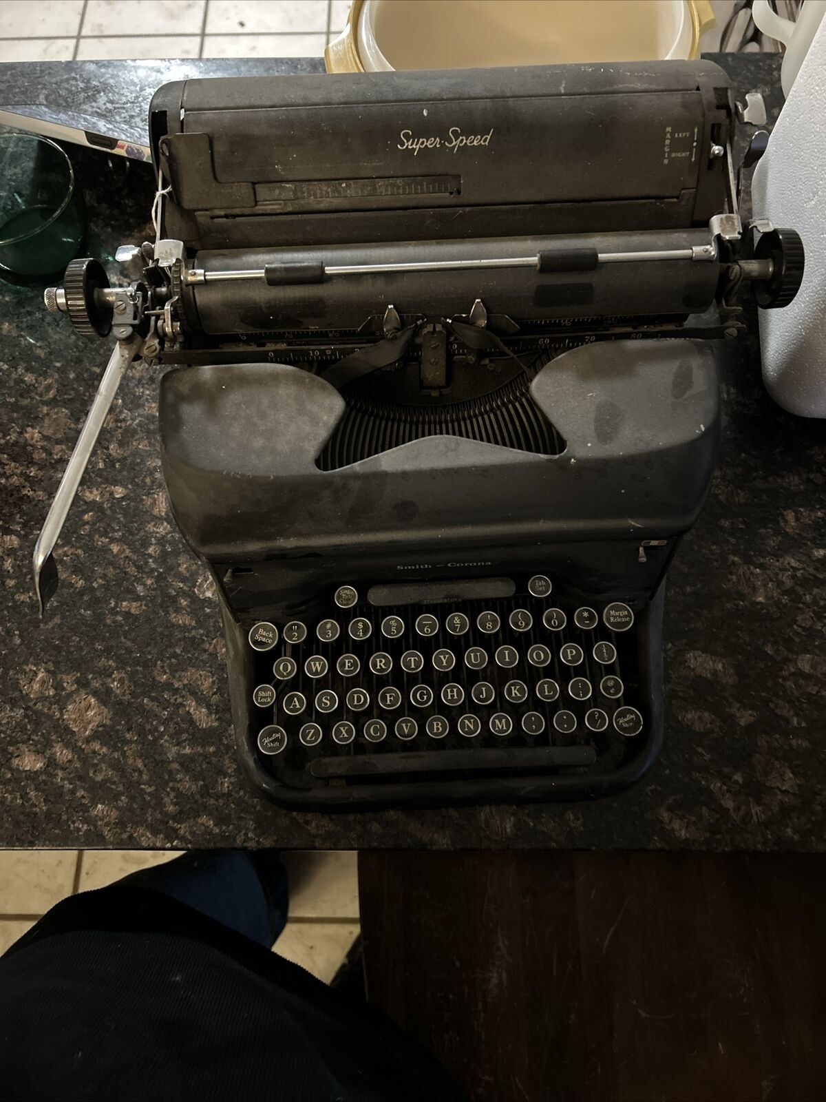 1945 Smith Corona Super Speed Typewriter AS-IS