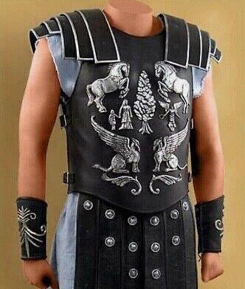 Greek Roman Cuirass Body Leather Armor set Jacket Wearable Medieval men’s wear