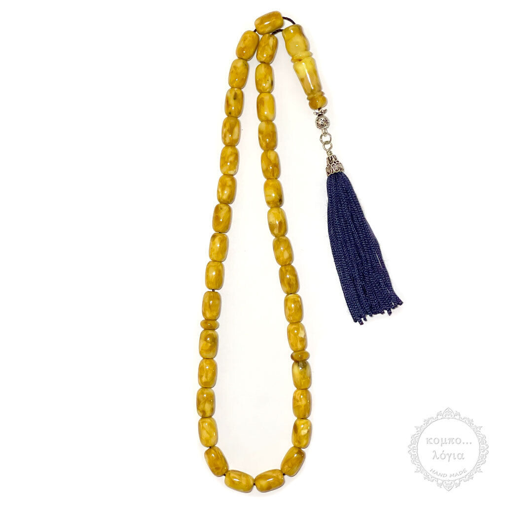 Baltic Amber Rosary - Handmade Kombologia - Worry Beads - Rosary