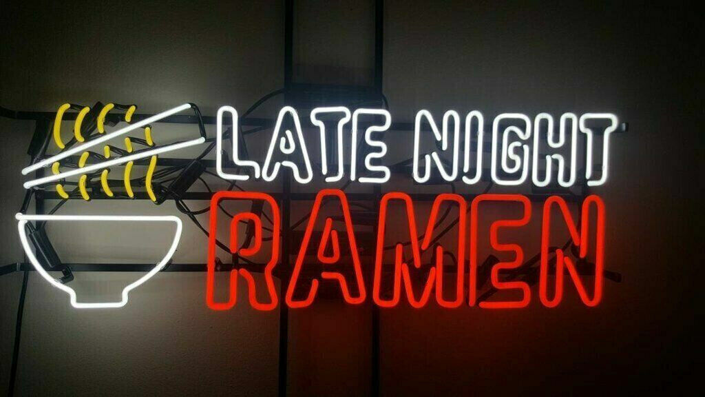 Late Night Ramen Neon Sign 24\