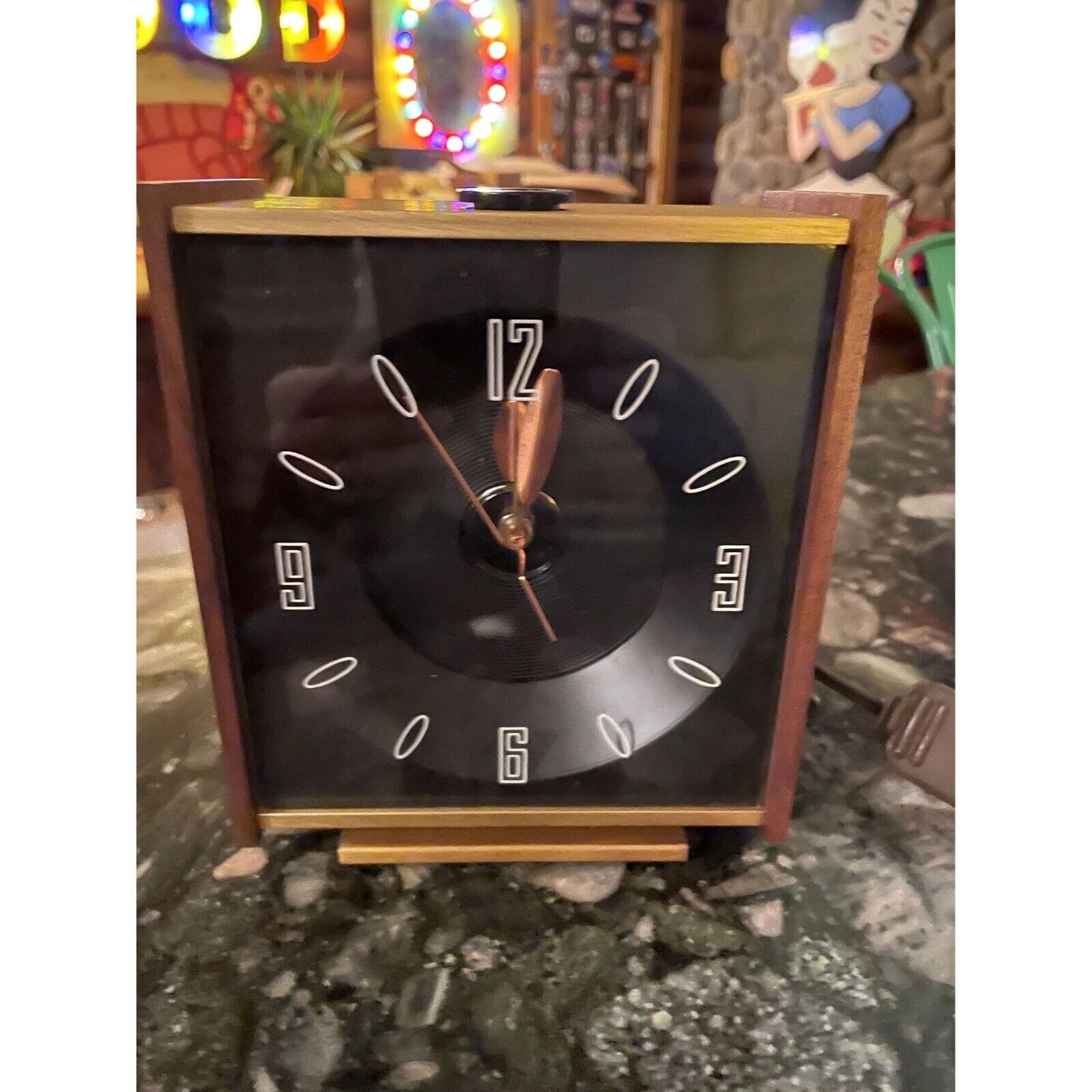 Vintage MCM EUROPEAN* NIB  *High Times Projector Clock
