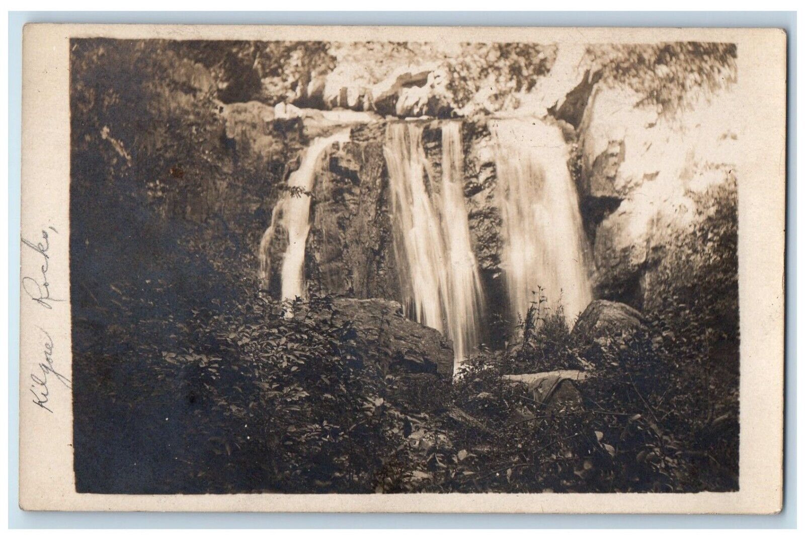 c1910\'s Kilgore Rocks Waterfalls State Park Maryland MD RPPC Photo Postcard
