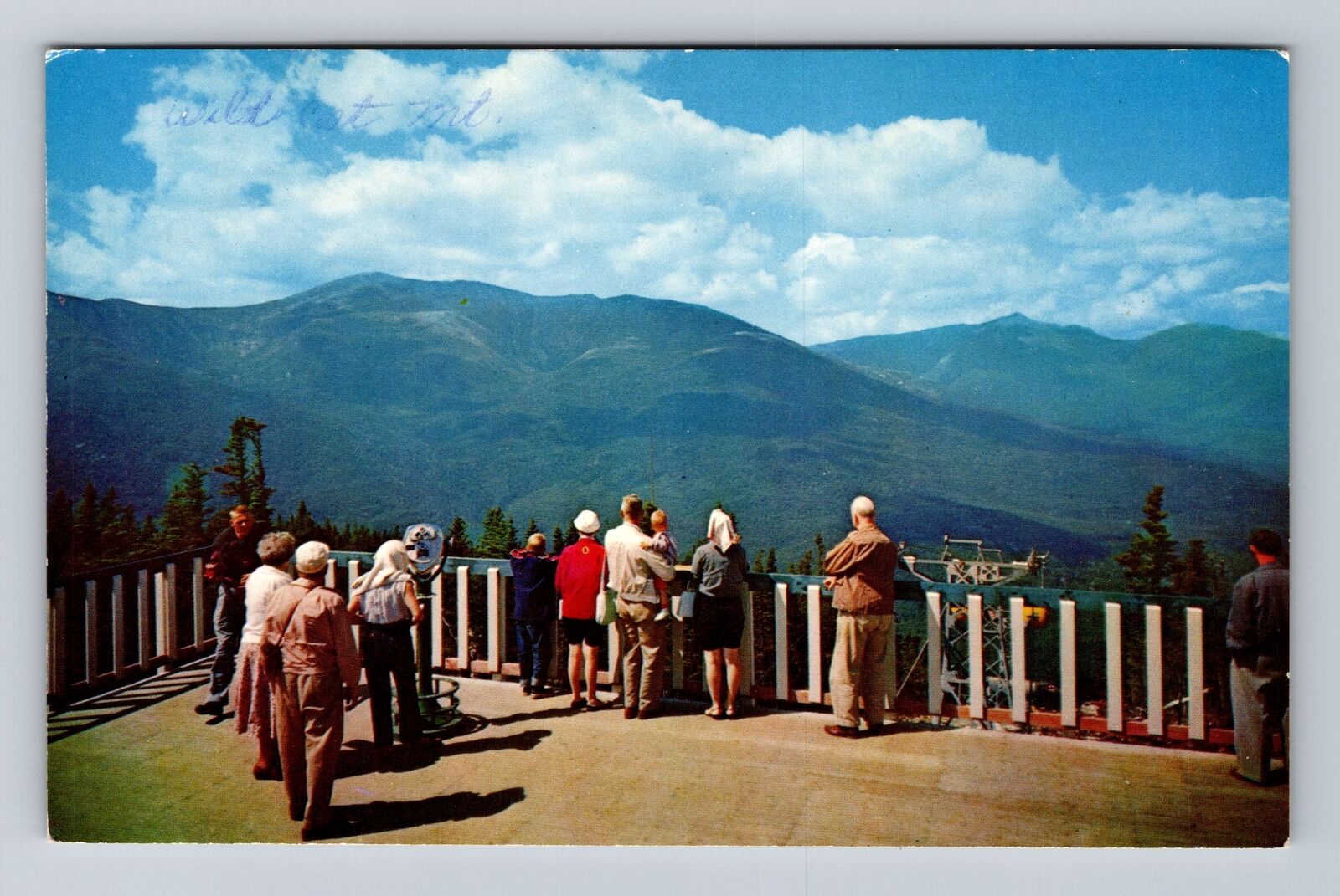 Gorham NH-New Hampshire, Wildcat Mountain, Pinkham Notch Vintage Postcard