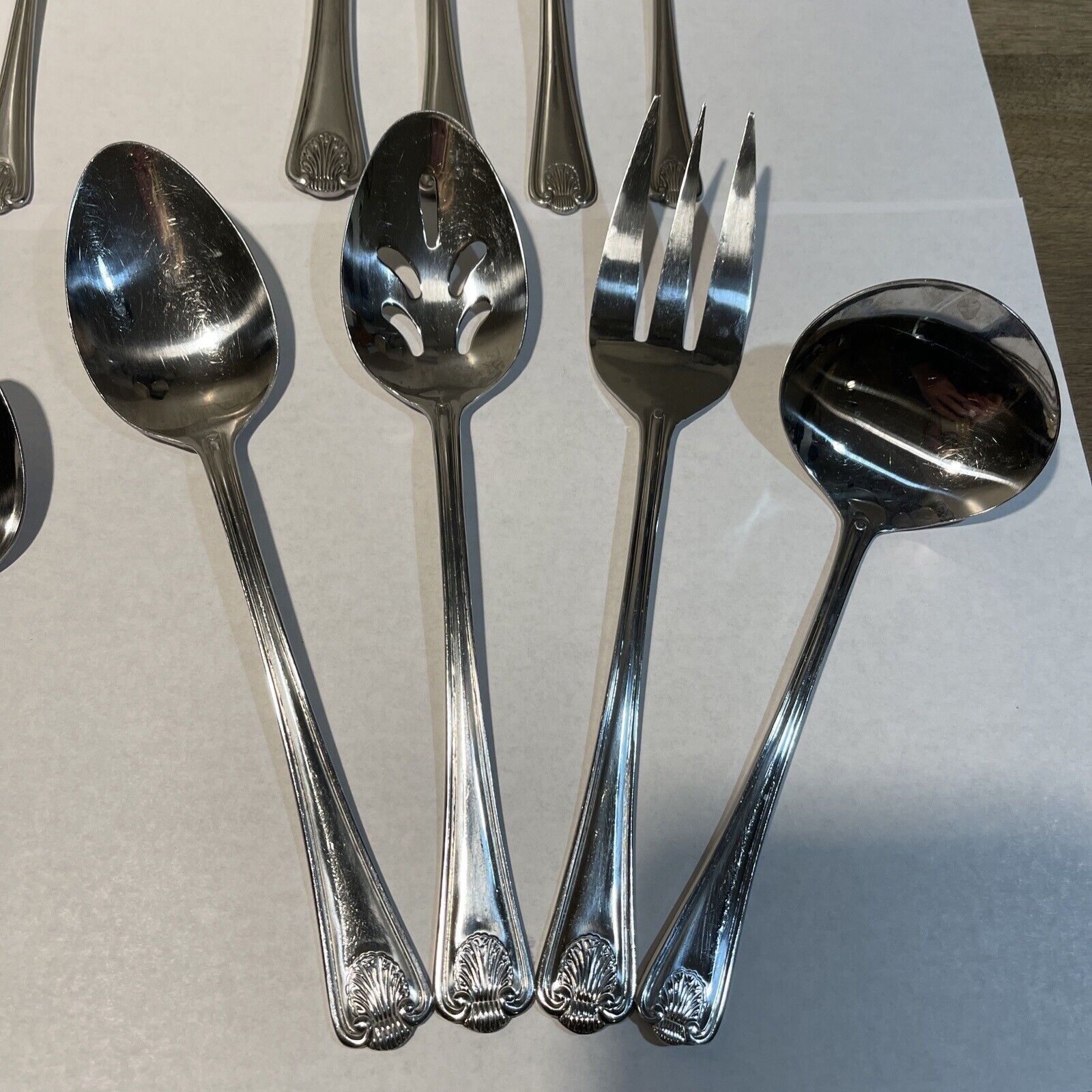 Lot of 40 Vintage Stainless Steel Flatware Silverware Korea Knives Forks Spoons