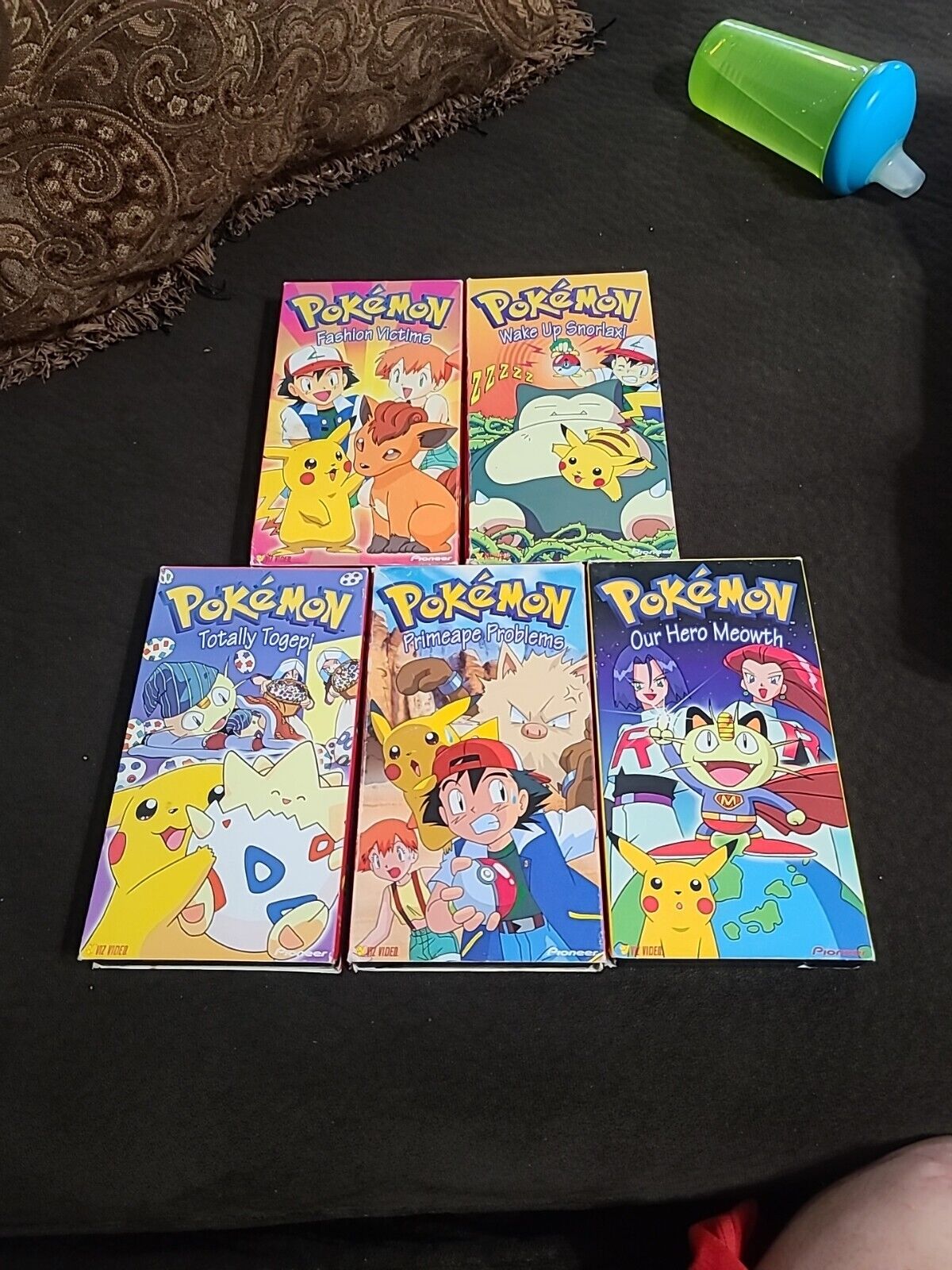 Vintage 1997 Pokémon VHS Tapes Movie Lot Of 5