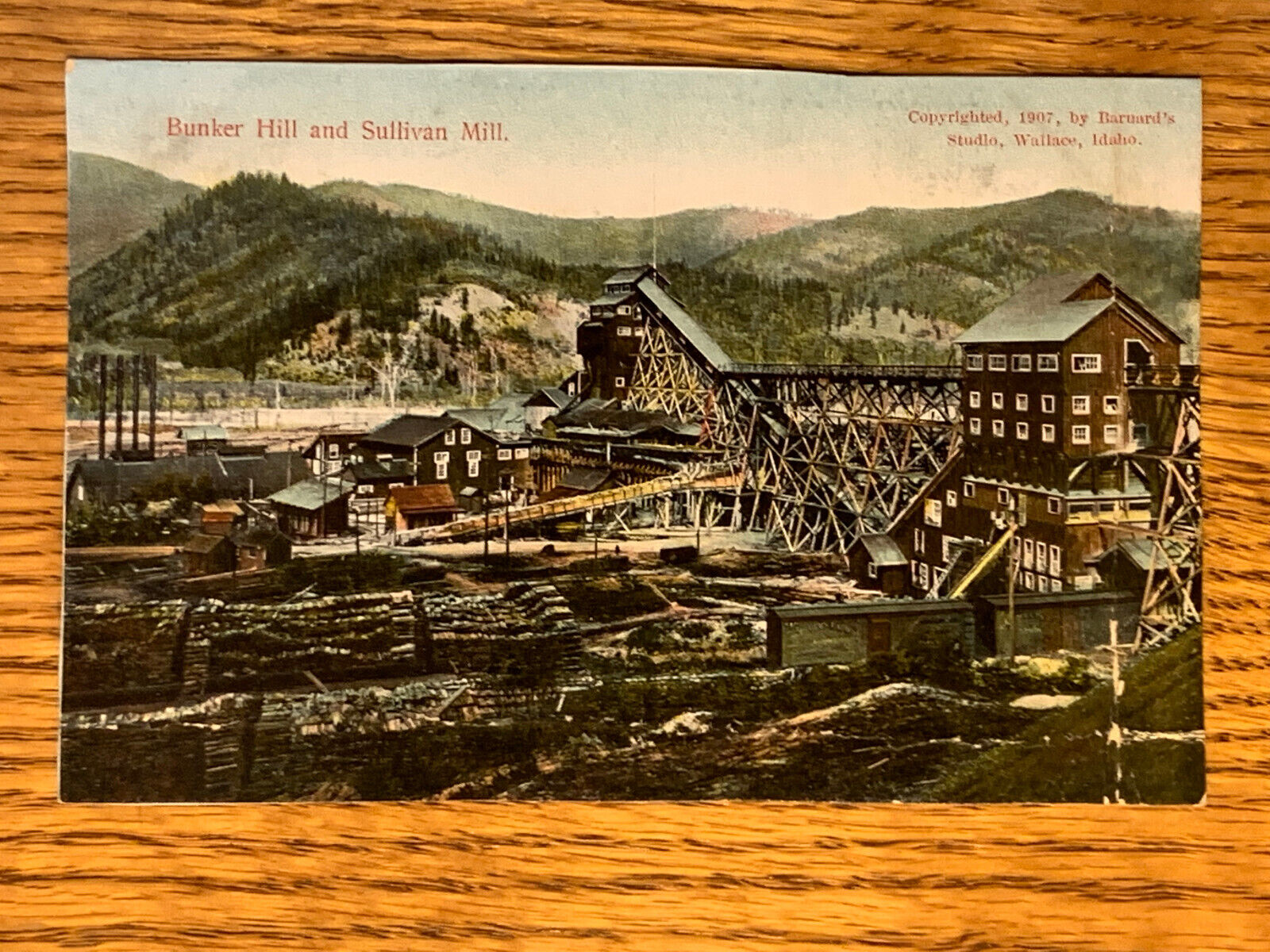 Idaho, ID, Bunker Hill and Sullivan Mill, Train Cars, ca 1910