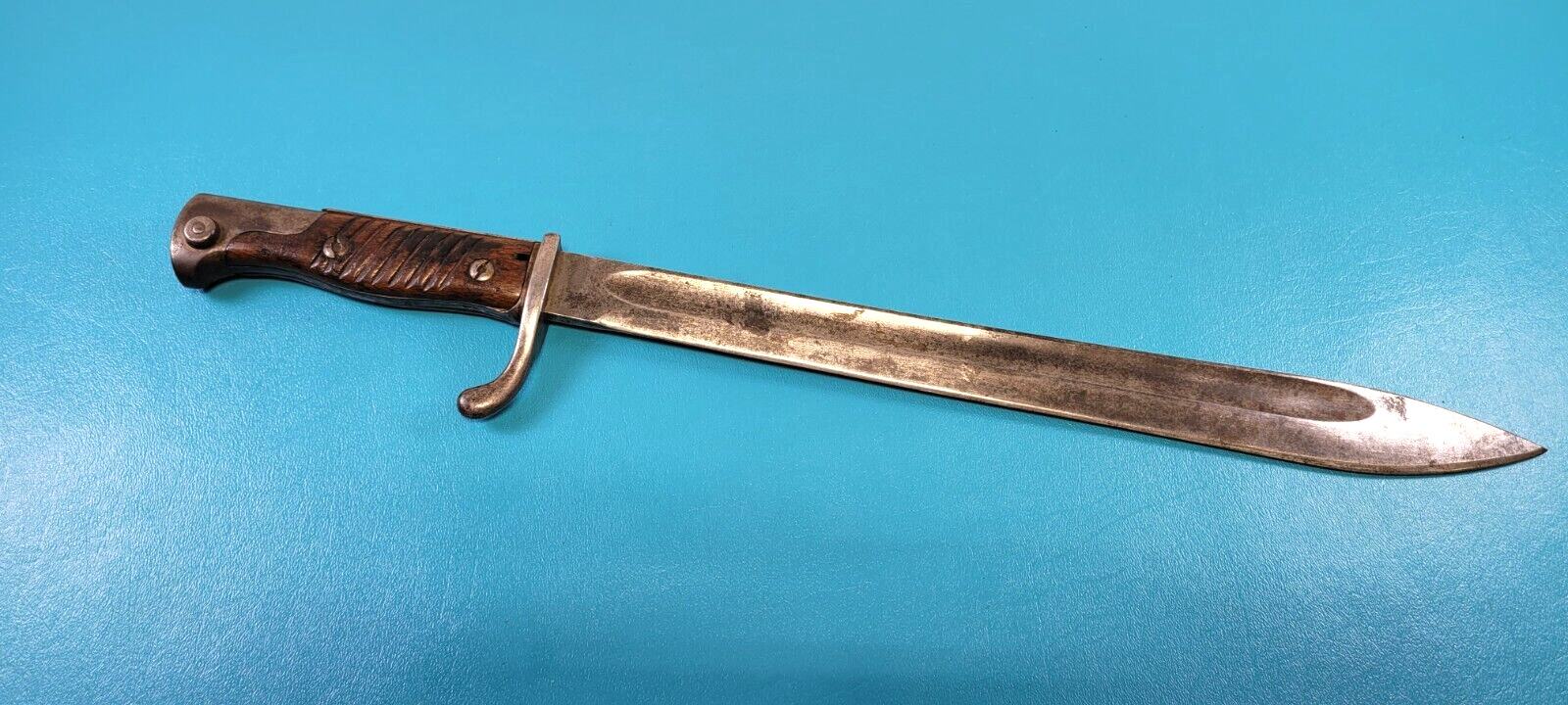 WWI Model 1898 /05 German Butcher Bayonet Knife Simson Suhl Triple Stamped  W16