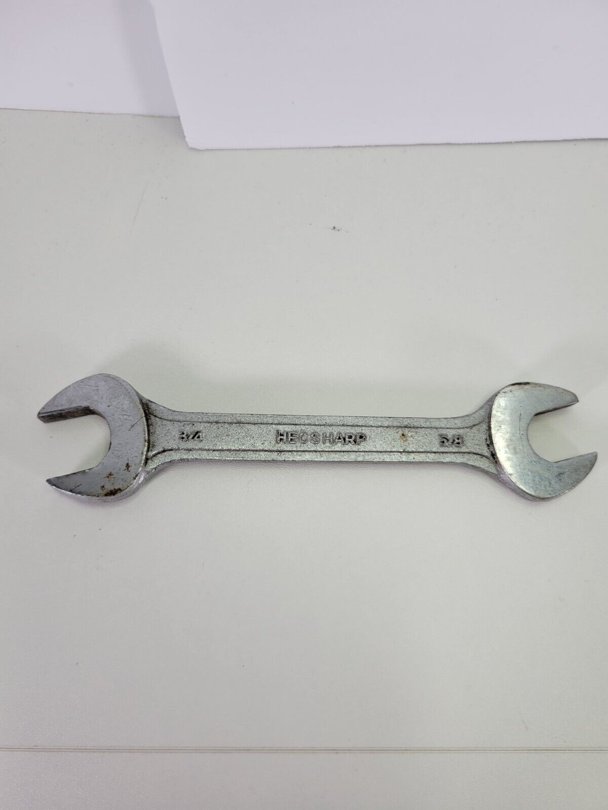 Vintage hecsharp 3/4 5/8 double ended wrench 6 Inches