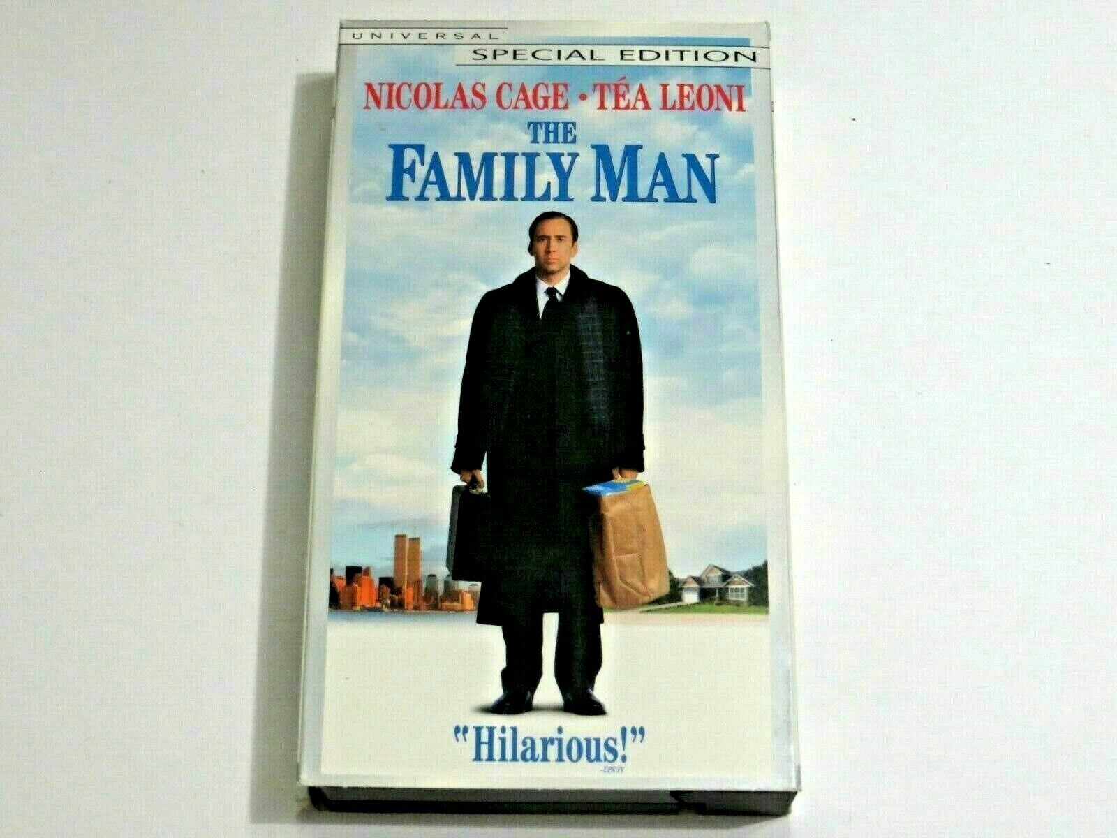 The Family Man VHS VCR Video Tape Movie Nicolas Cage 