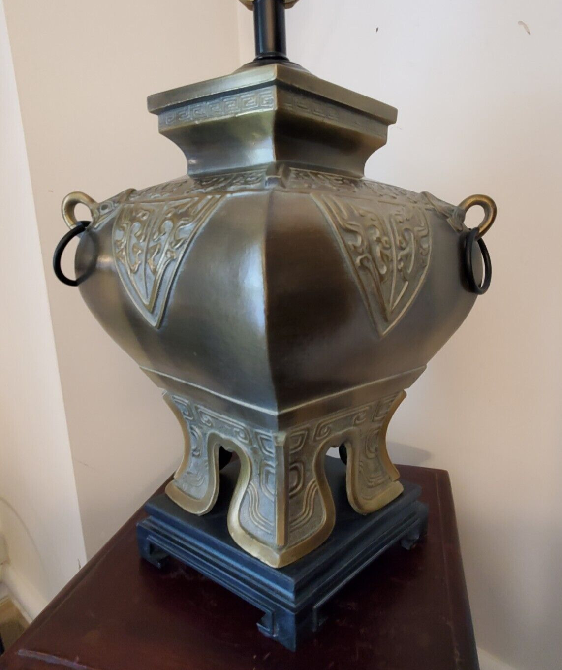 Vintage James Mont Style Brass Lamp