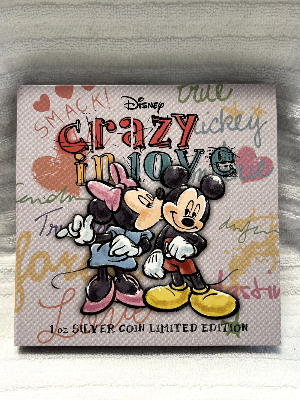 2015 Niue $2 .999 1 oz silver coin Disney Crazy in Love