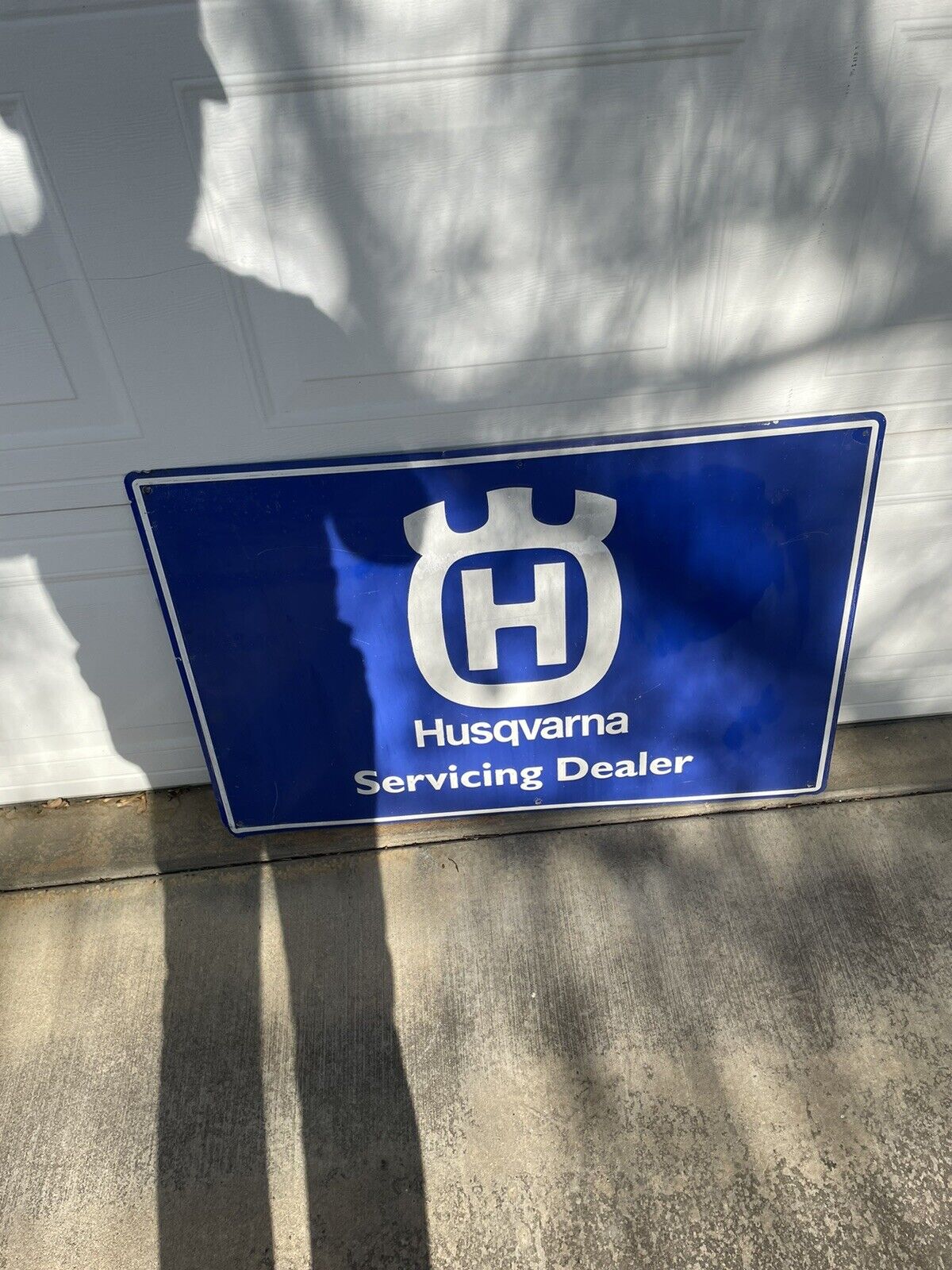 husqvarna dealer sign 36x 24