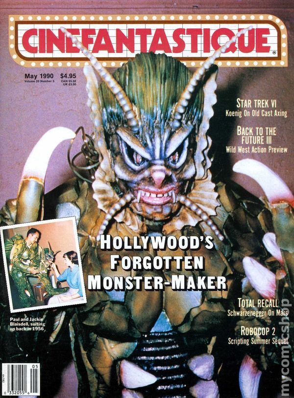 Cinefantastique Vol. 20 #5 VG 1990 Stock Image Low Grade