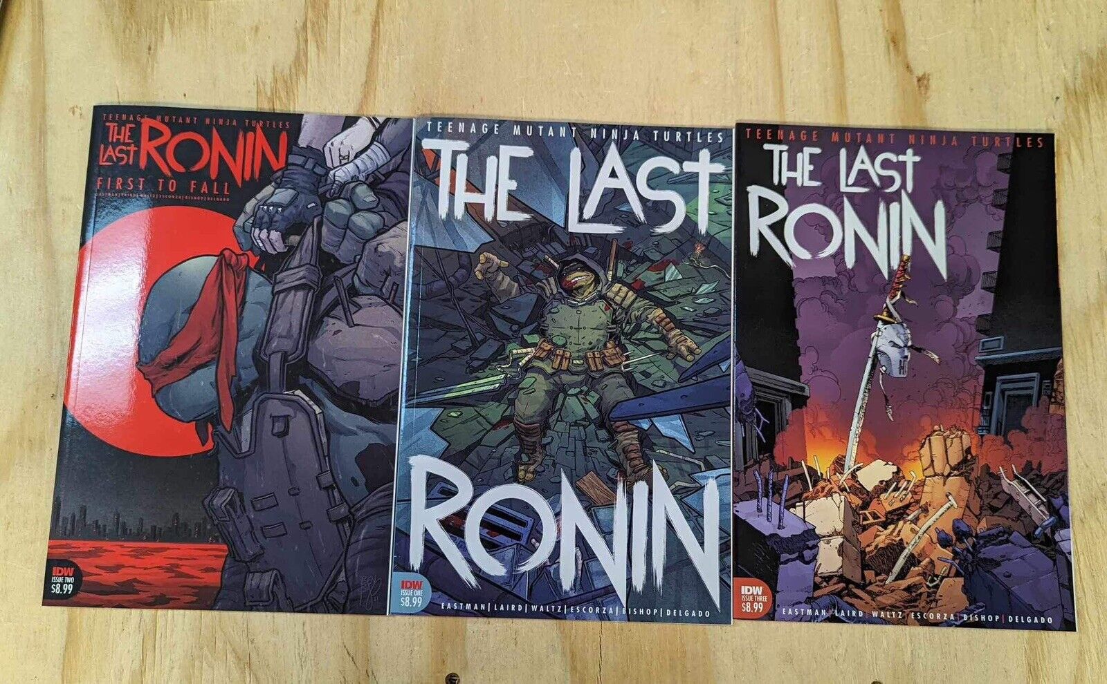 TMNT The Last Ronin Lot: #1 5th Print #2 4th Print #3rd 1st Print IDW