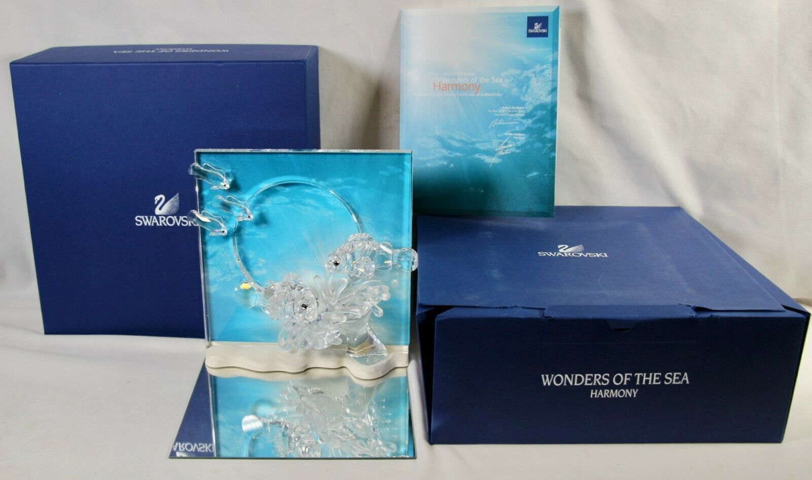 SWAROVSKI Wonders Of The Sea Harmony Crystal Figurine With Both Boxes & Insert