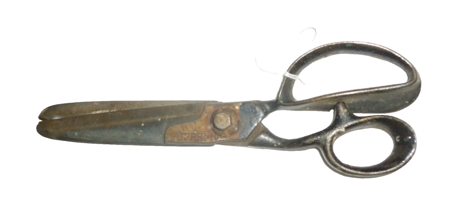 Antique 10” Vintage Supremo scissors USA curved blade