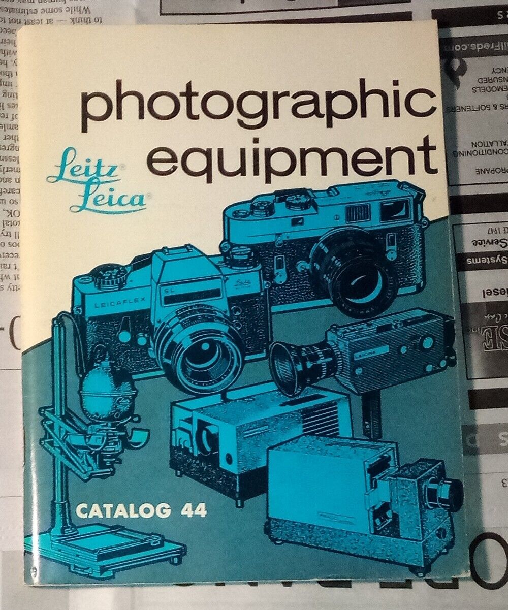 1971 Leica Leitz Photographic Equipment Catalog No. 44