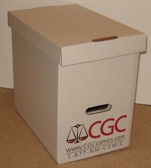 Official CGC Graded Magazine Slab Corrugated Cardboard Storage Box