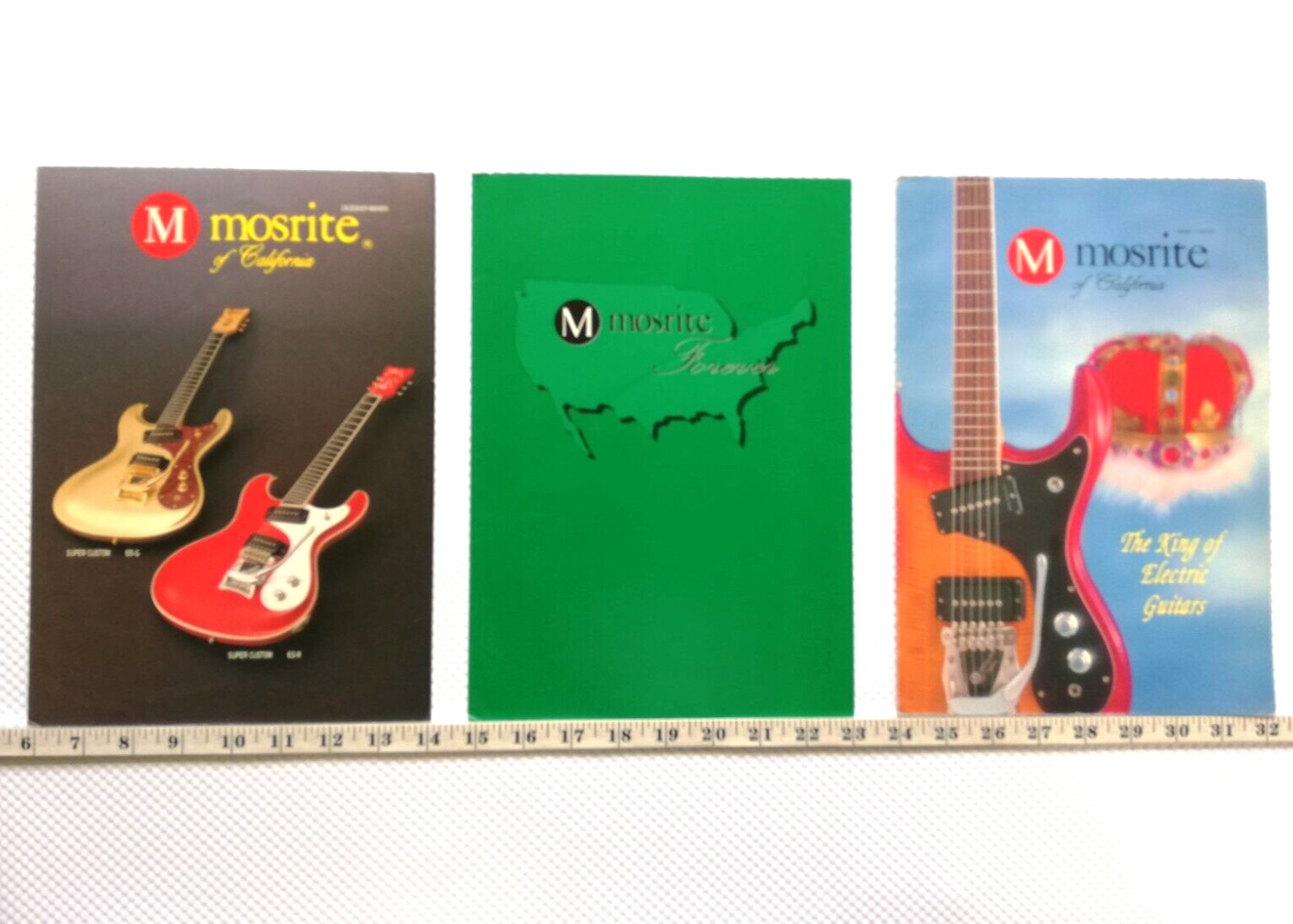 3 Mosrite  Electric GUITAR BASS Catalog Rare catalog issued only a few times