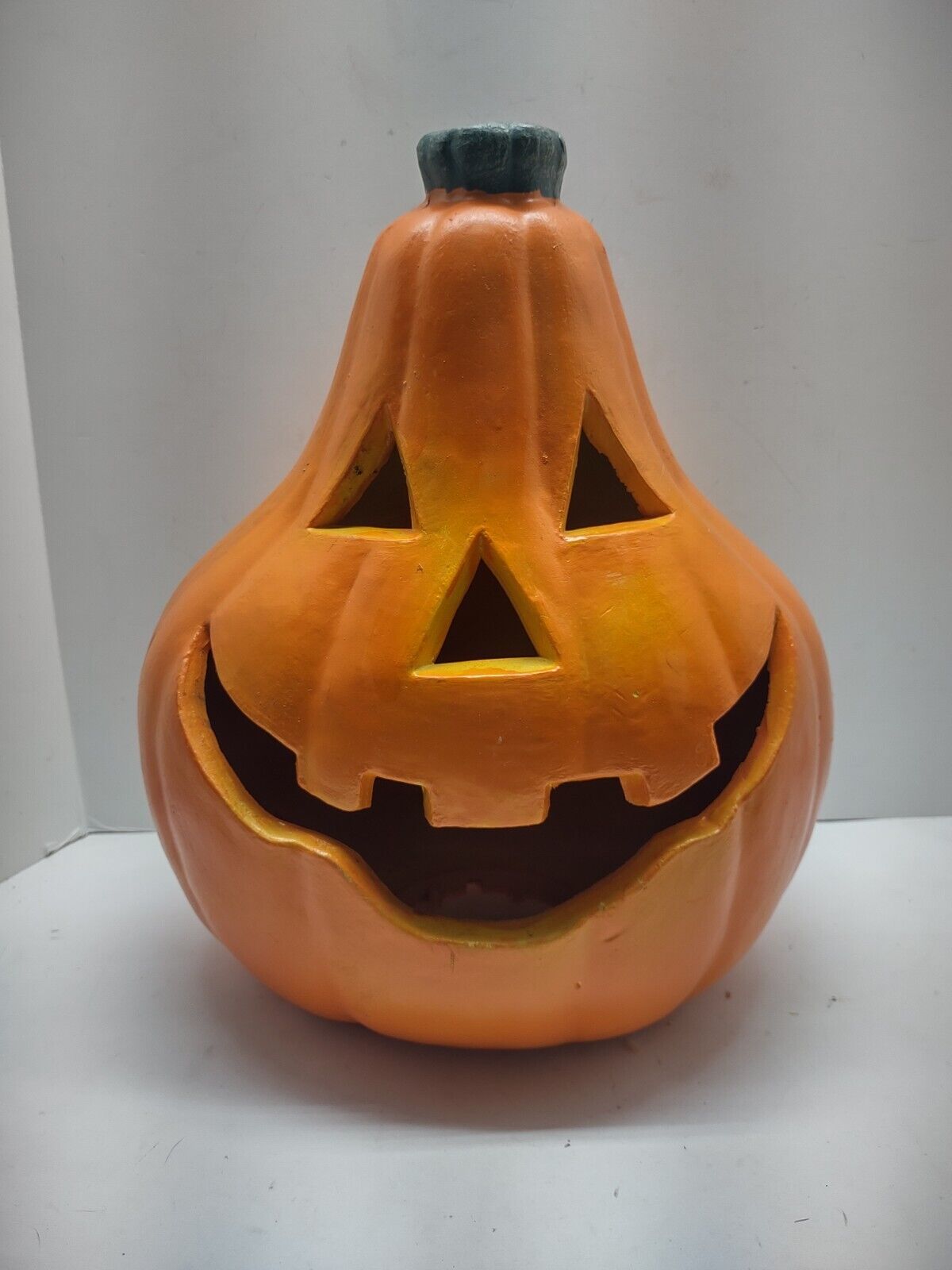 1998 Paper Magic Group Light Up Jack-o\'-lantern Pumpkin Head Gourd, READ