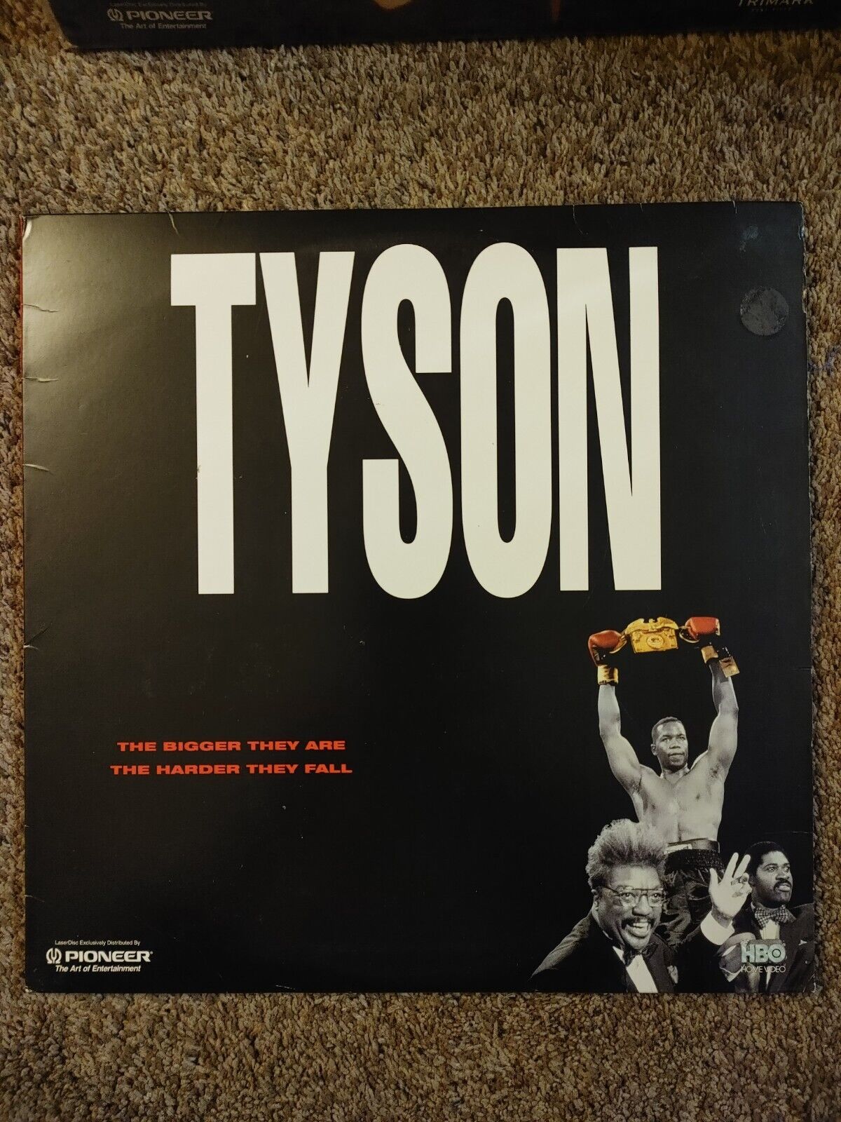 Tyson - cracked disc - Laserdisc