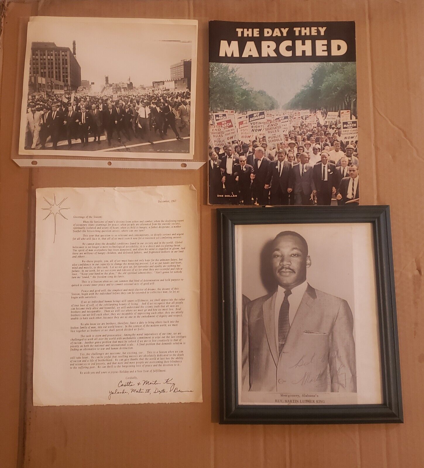 MARTIN LUTHER KING JR. (1929-1968) autograph | Signed - Collectors set