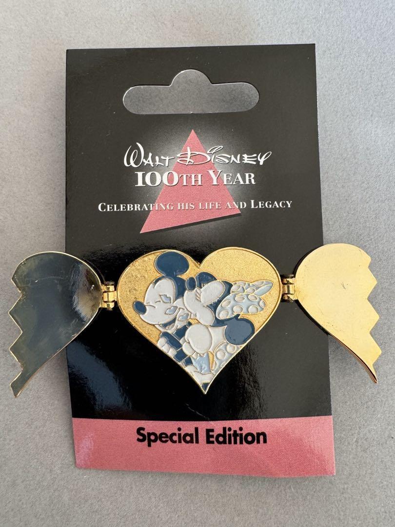 Disney Store Walt 100Th Anniversary Limited Serial No. Engraved Pin