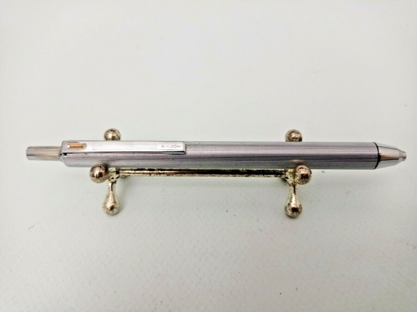 Pilot Stainless Steel 3 in 1 Gravity Select Ballpoint Pen NR Vintage 70s Rare 