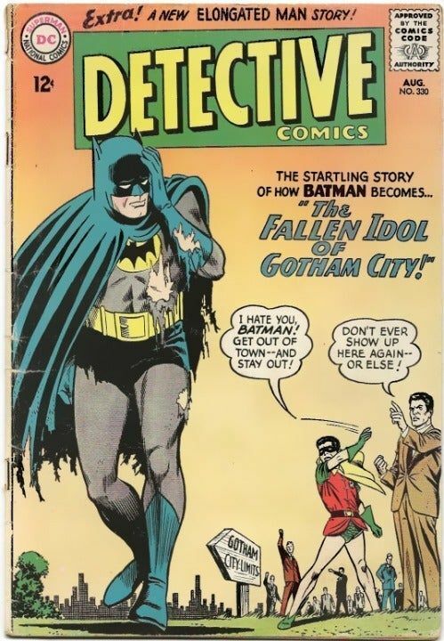 Detective Comics #330 (1964) Silver Age Batman vs. Spy Ring with Chemical Agents