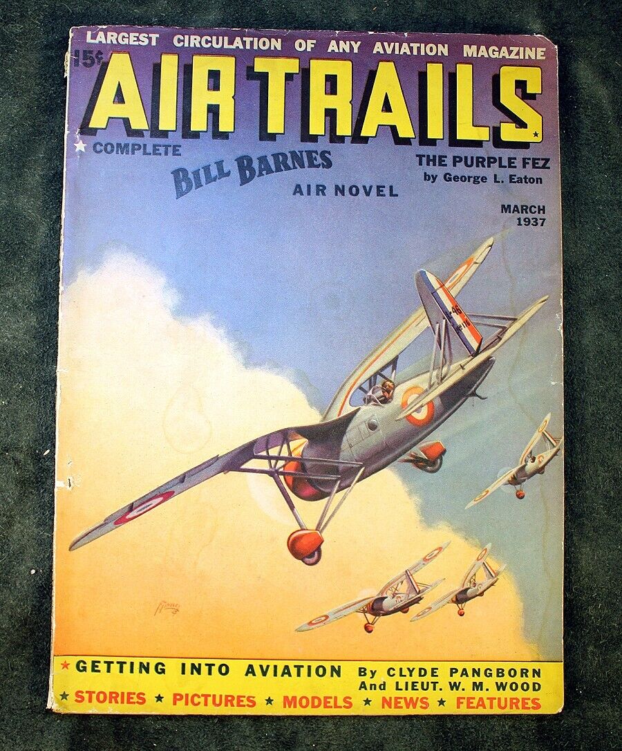 Air Trails Aviation Magazine 1937 Current Air Event Photos Modern Airplanes