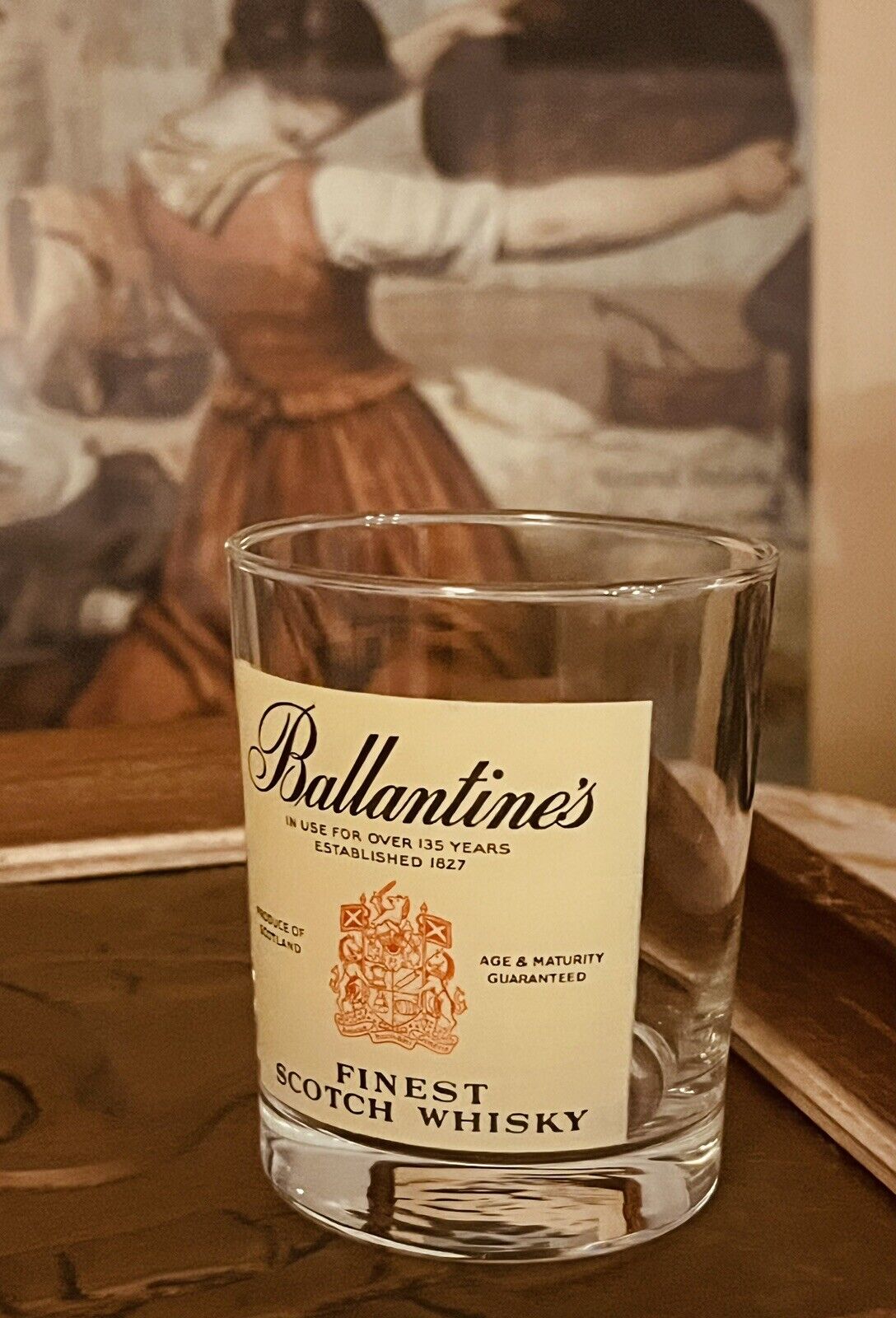 Vintage Ballantine's Finest Scotch Scotch Whisky Glass
