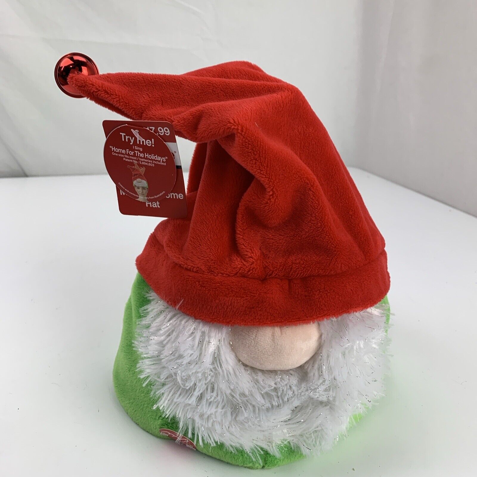 Musical Gnome Christmas Hat Animated 13\