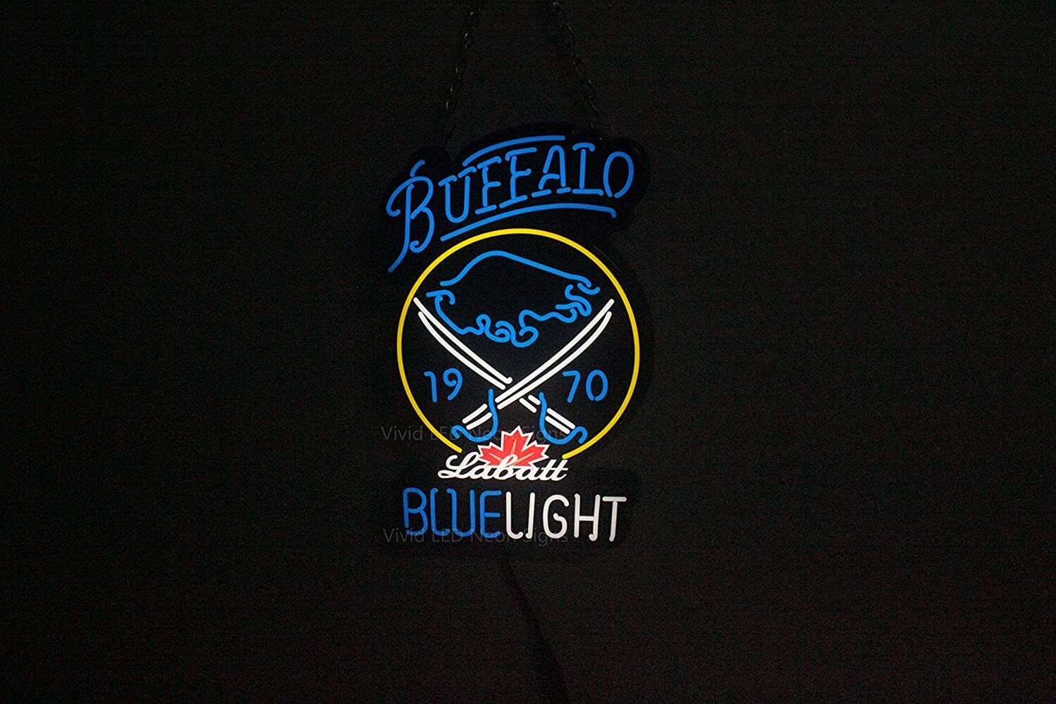 Labatt Blue Light Sabres Vivid LED Neon Sign Light Lamp Cute Super Bright 10