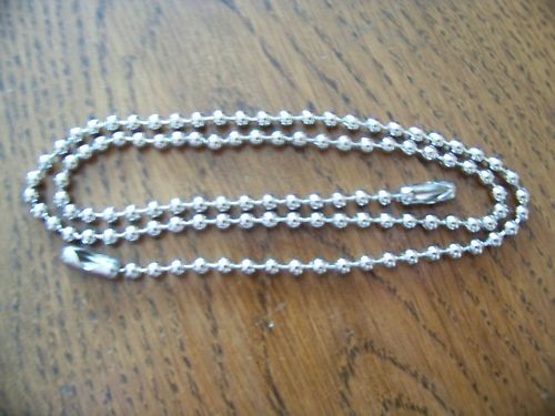 PULL CHAIN EXTENSION 18 “  FAN OR LIGHT SILVER/CHROME FINISH