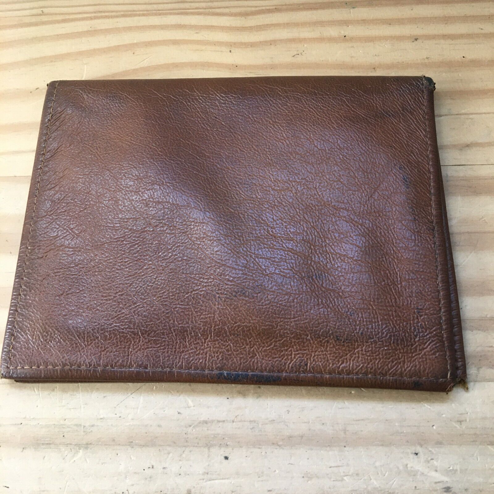 Vintage 1990s Anspor Cephradine SK&F Leather Bifold Card Passport Hold Wallet