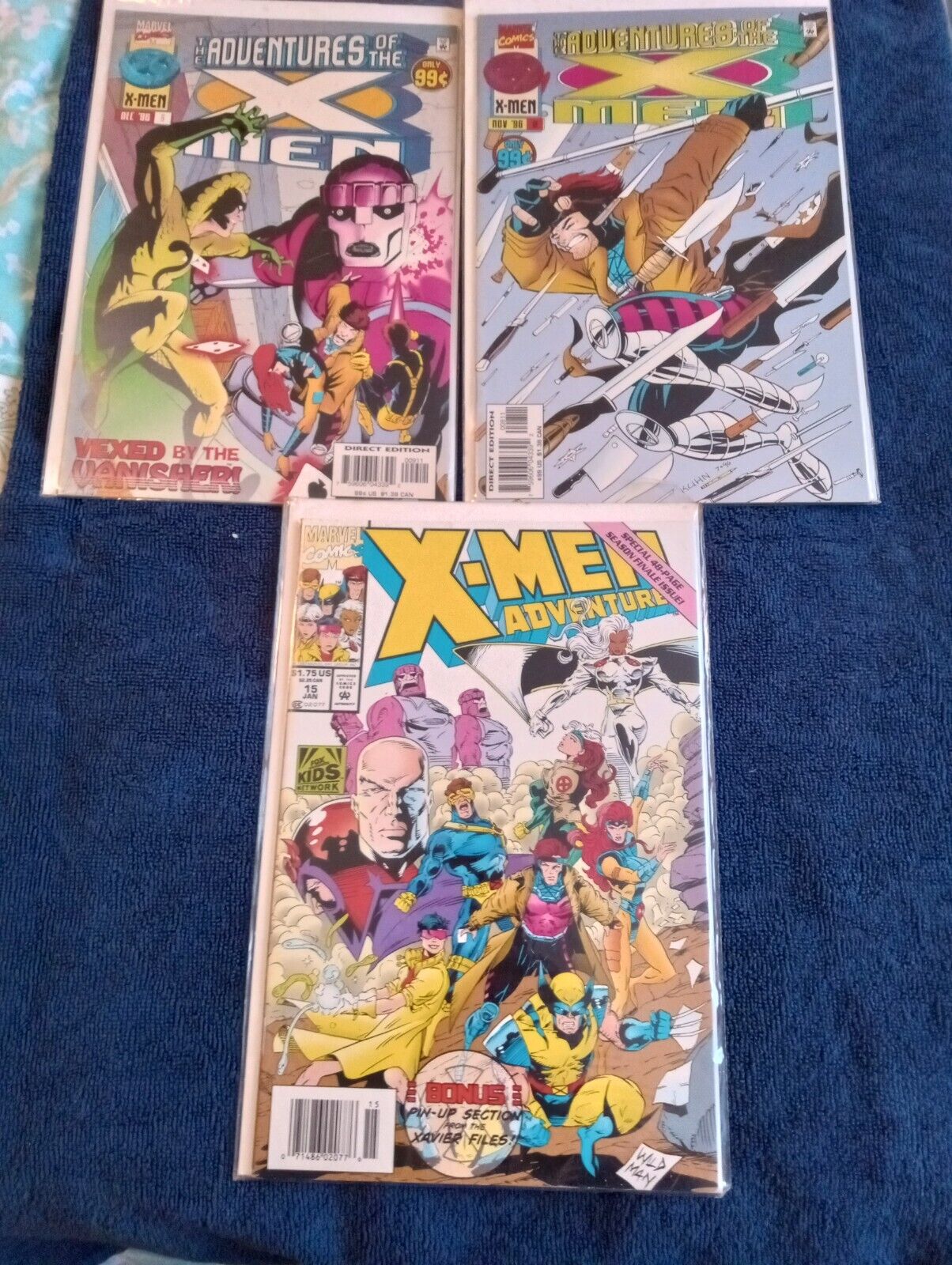 X-MEN ADVENTURES comic books . In very good condition