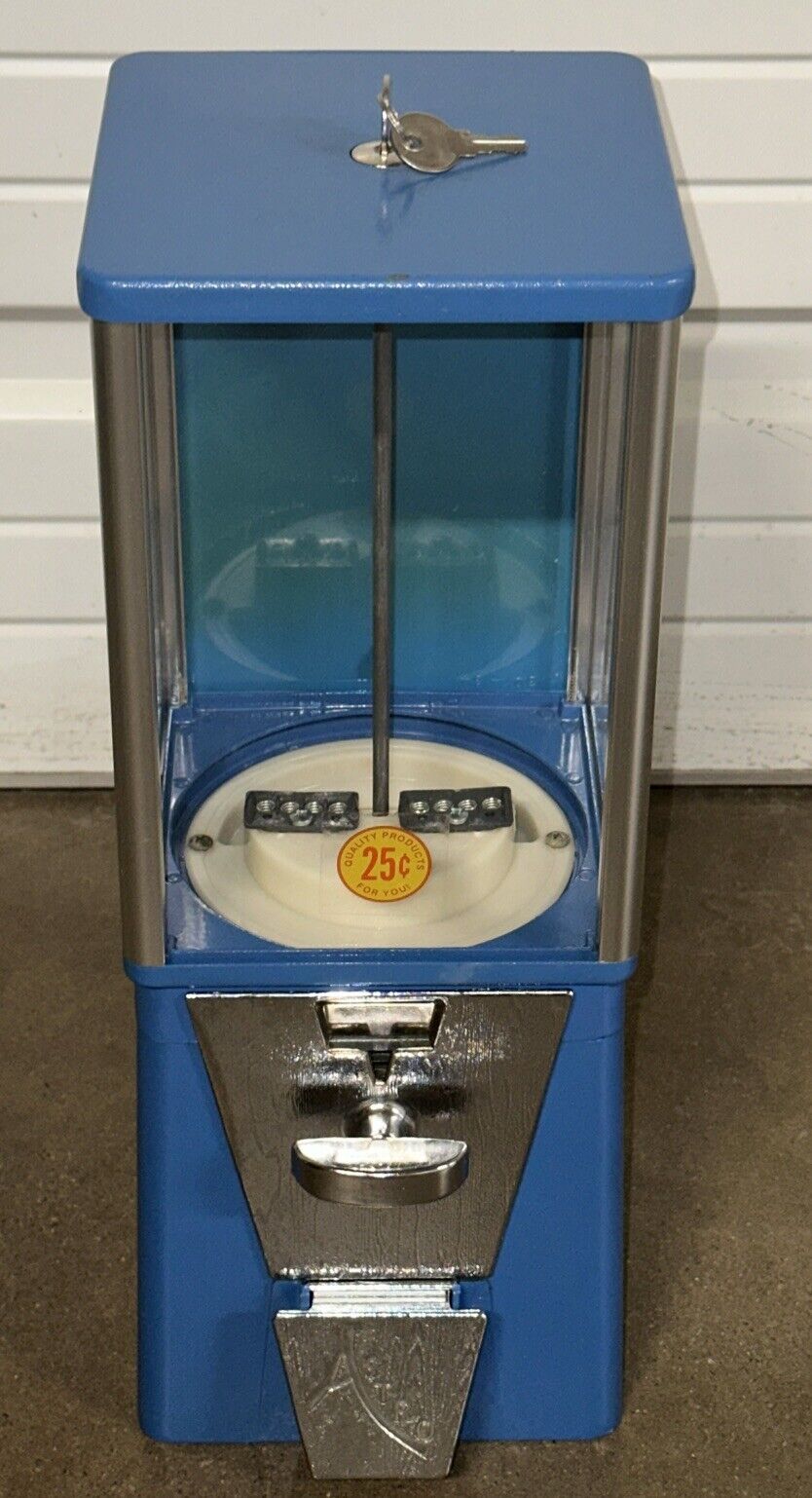 Oak Manufacturing 25 Cent Vista Bulk Vending Machine Candy Dispenser WORKING 25C