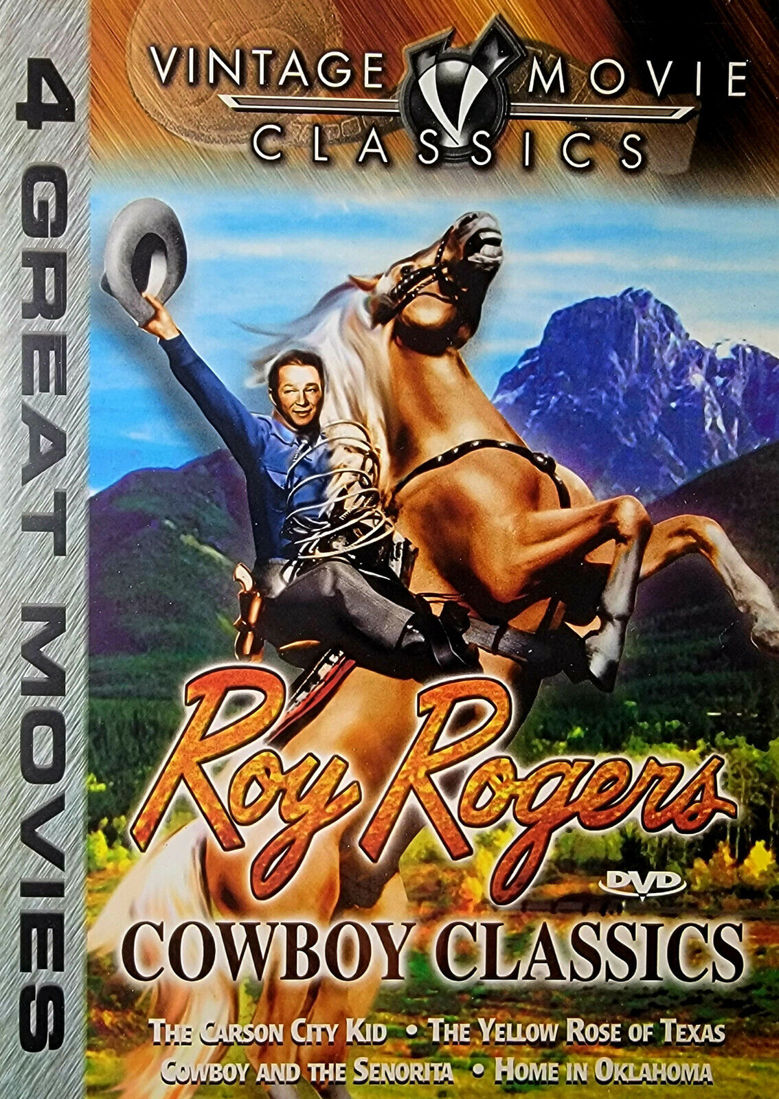 Roy Rogers Cowboy Classics DVD Set (4) 1940's Vintage Western Movies NEW SEALED
