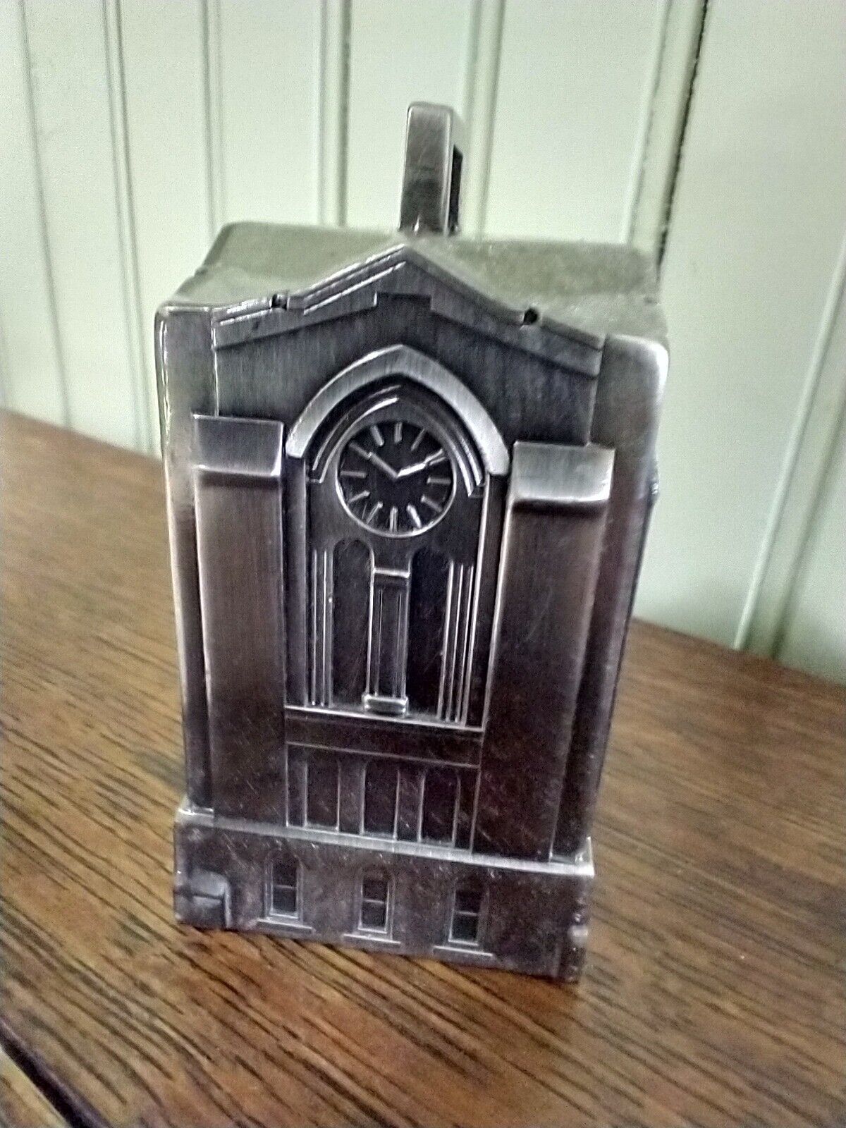 Art Deco Building Pewter Paper Weight