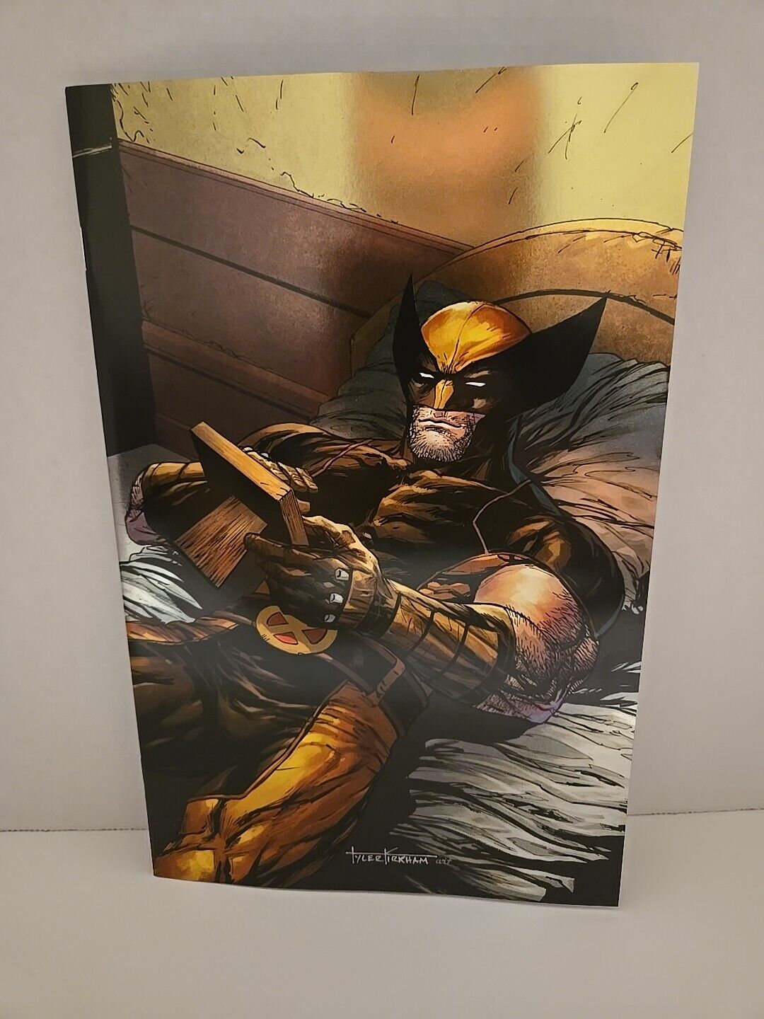 X-Men ‘97 #1 Tyler Kirkham Wolverine Gold Foil Virgin C2E2 Exclusive