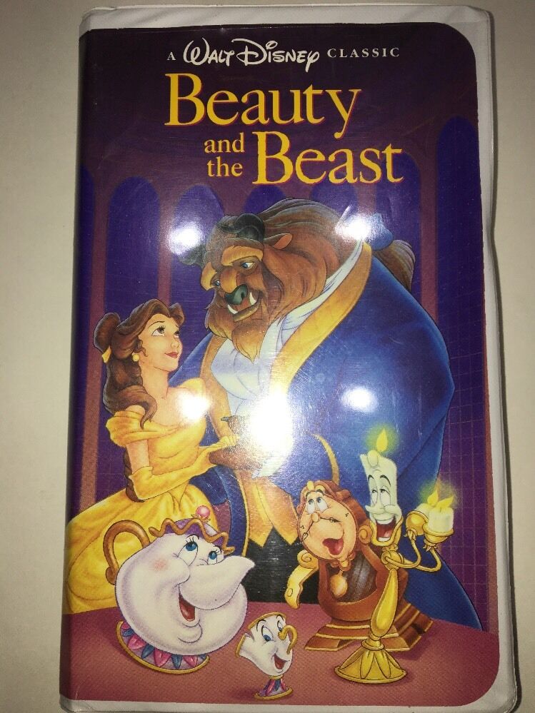 Beauty And The Beast VHS Tape 1992 Walt Disney\'s Black Diamond Classic-1325 RARE