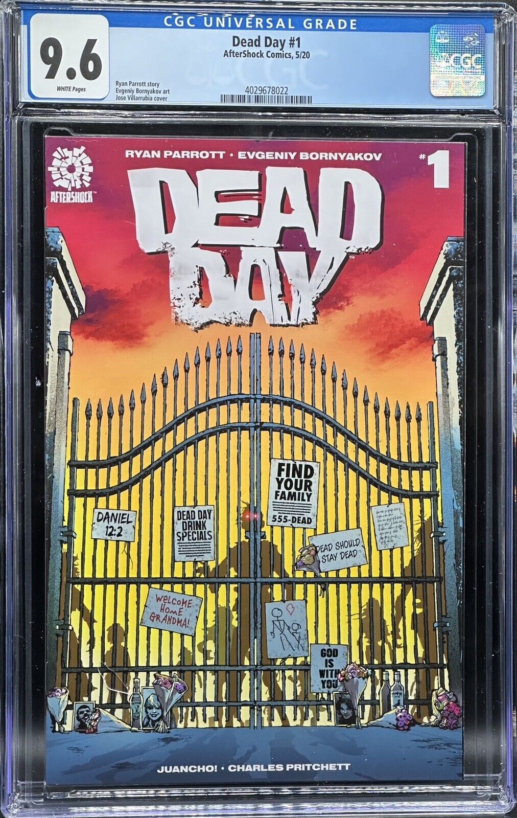 Dead Day #1 (AfterShock) CGC 9.6 4029678022