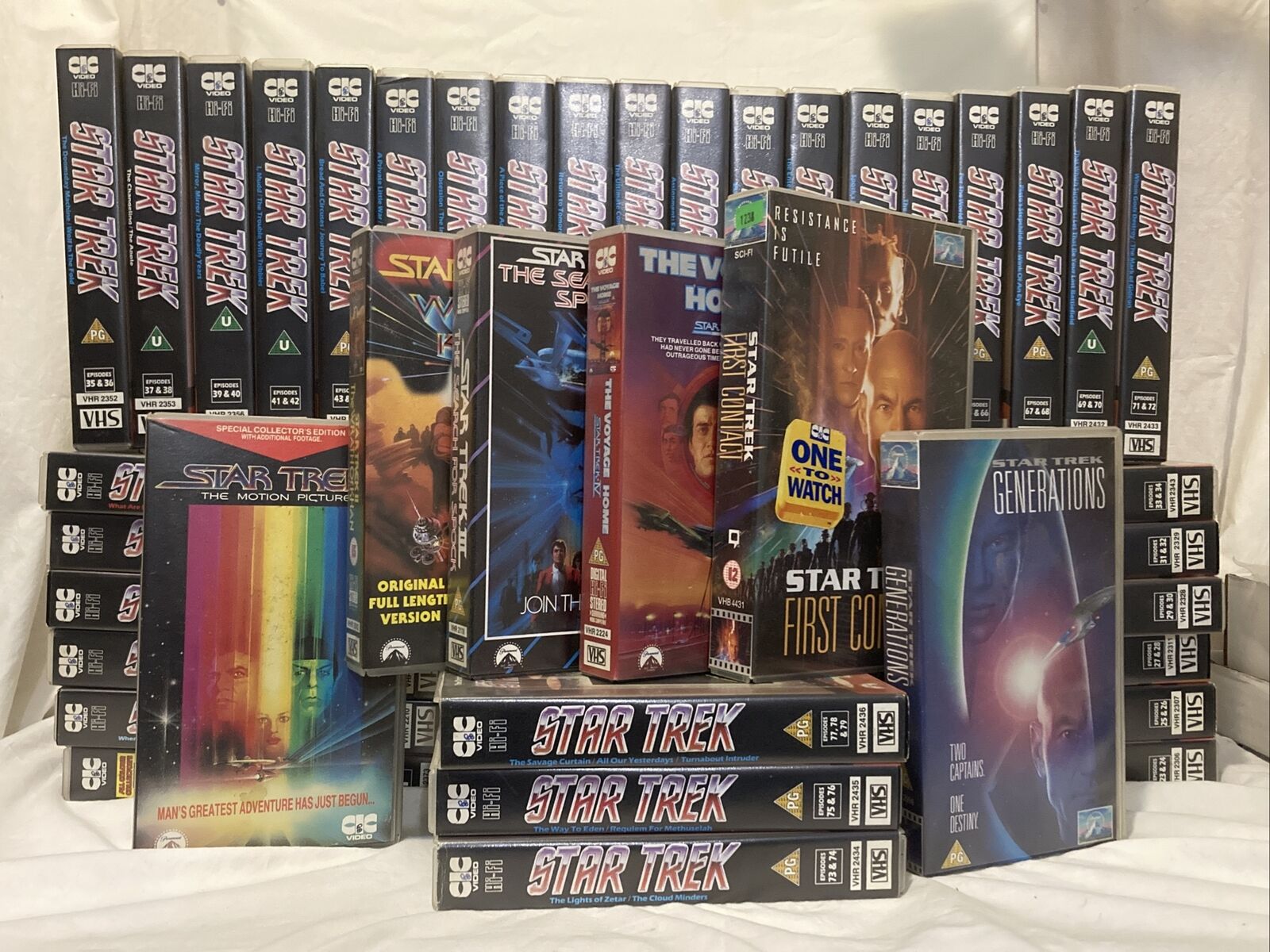 VINTAGE: Star Trek The Complete Original Series & Movies on VHS Tapes Vol. 1-79