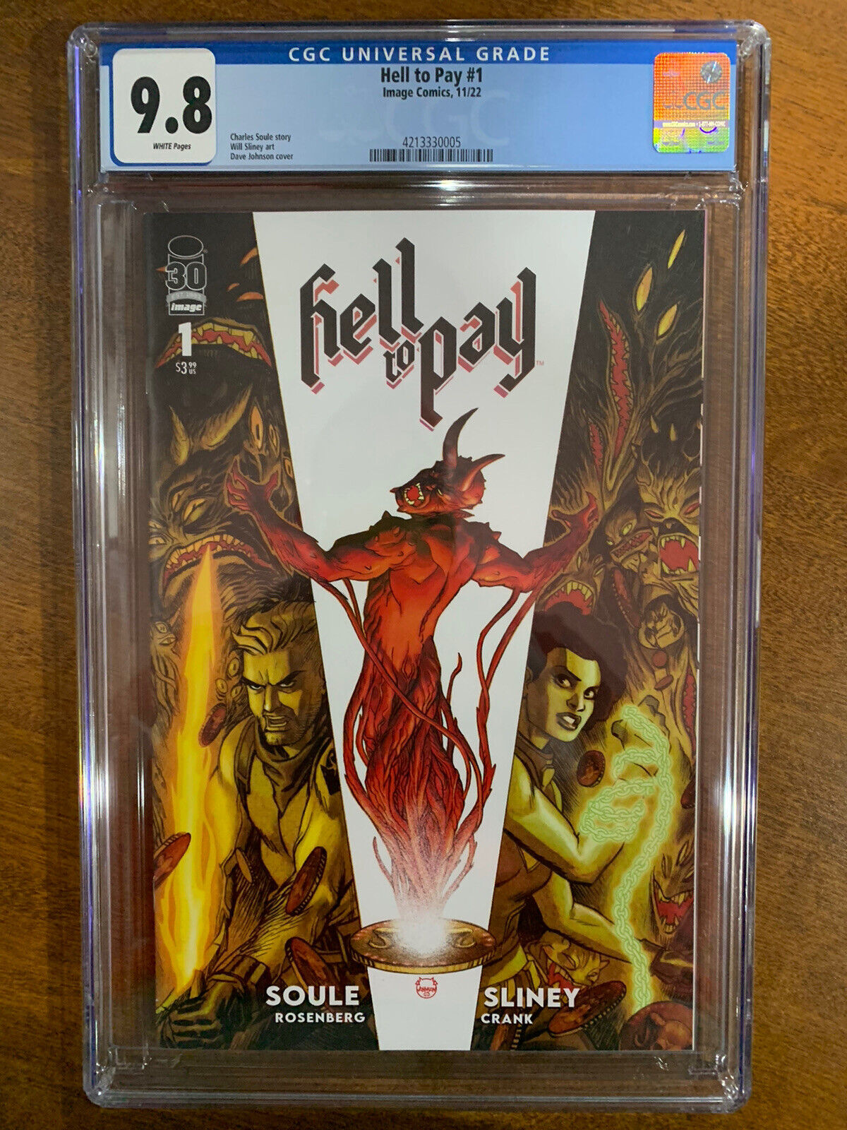 🔥HELL TO PAY #1 - CGC 9.8 - 1st Print Cover A - Seth Macfarlane OPTIONED