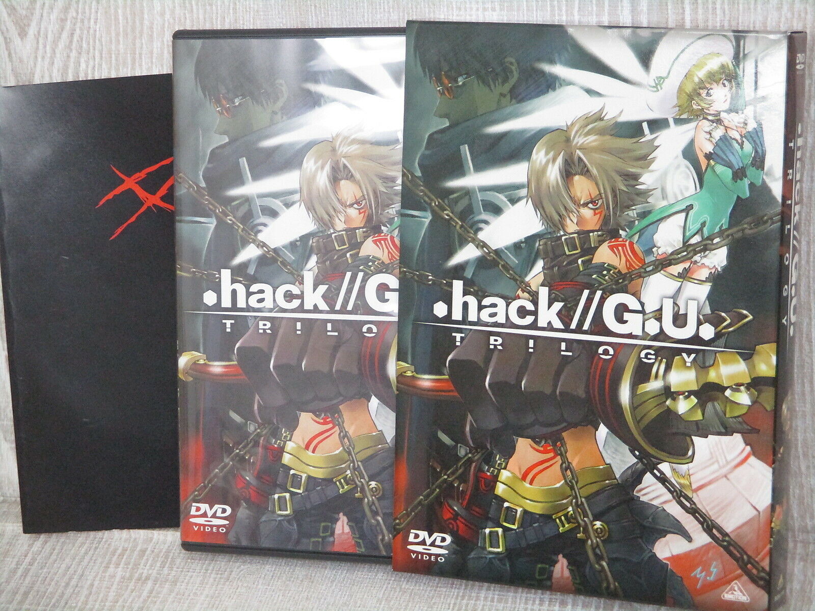 HACK   G.U. TRILOGY Art Set Fan Book w/DVD 2008 Japan Ltd