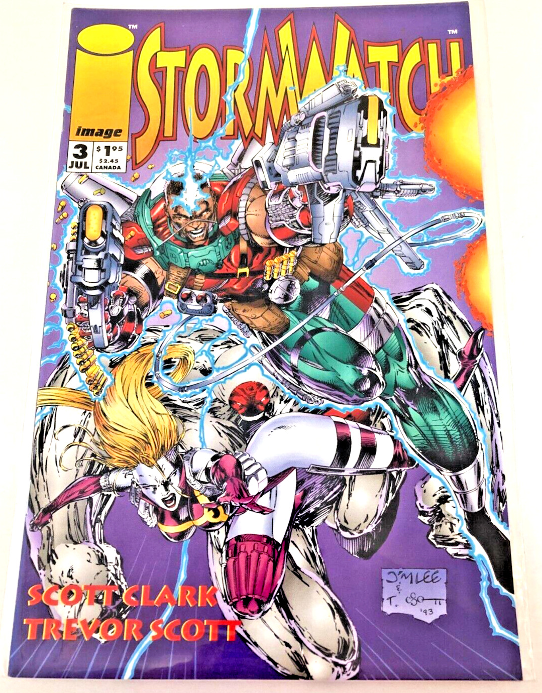 Stormwatch #3,  Vol. 1 (1993-1997) Image Comics