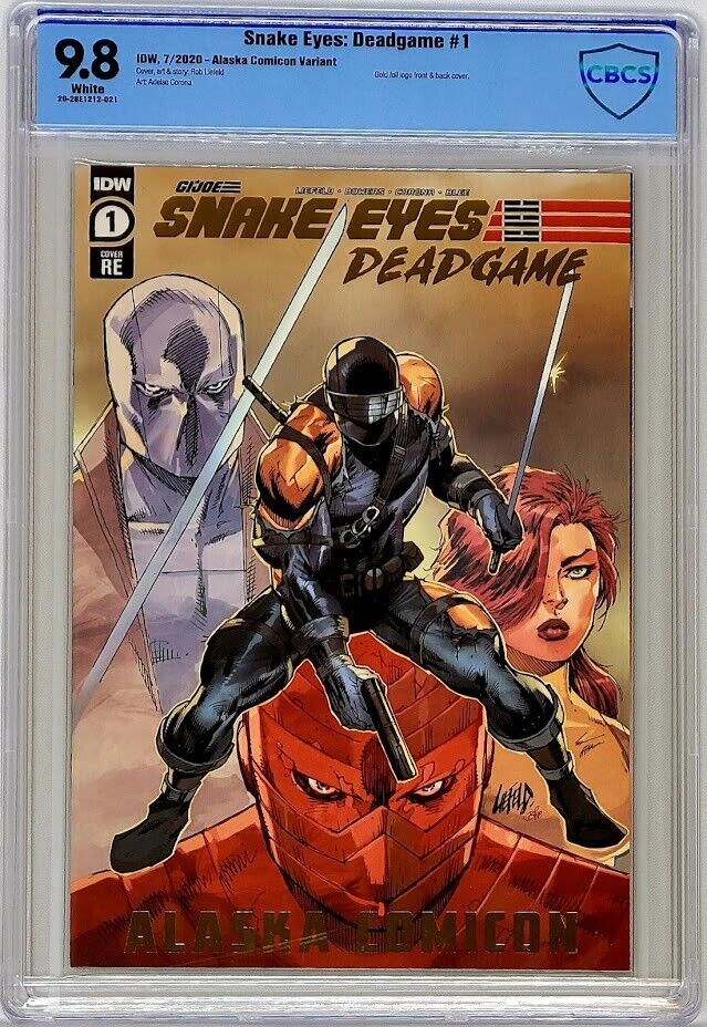 Snake Eyes Deadgame #1 Liefeld Alaska Variant IDW CBCS 9.8 LE1000 Equals top CGC