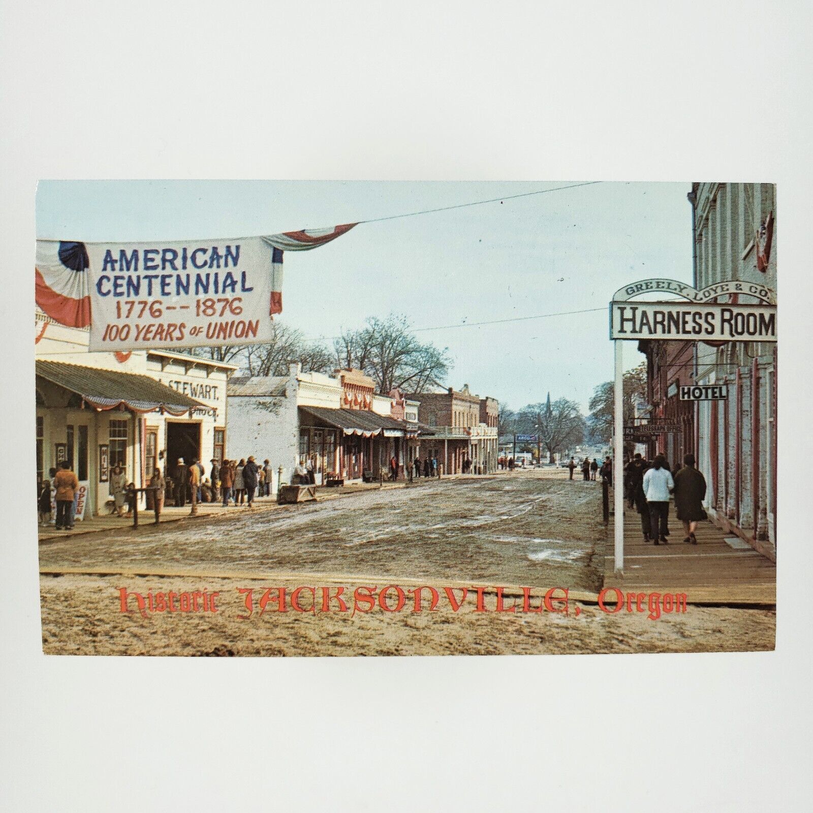 Jacksonville Oregon Movie Postcard 1970s Great Northfield Minnesota Raid B2874